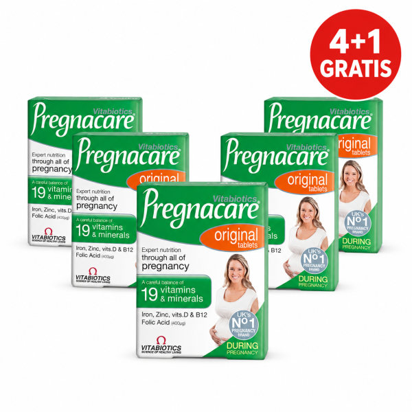 PREGNACARE ORIGINAL 4+1 GRATIS – 5 × 30 TABLETA