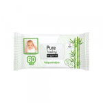 Pure Baby Organic Bamboo vlažne maramice – 60 komada